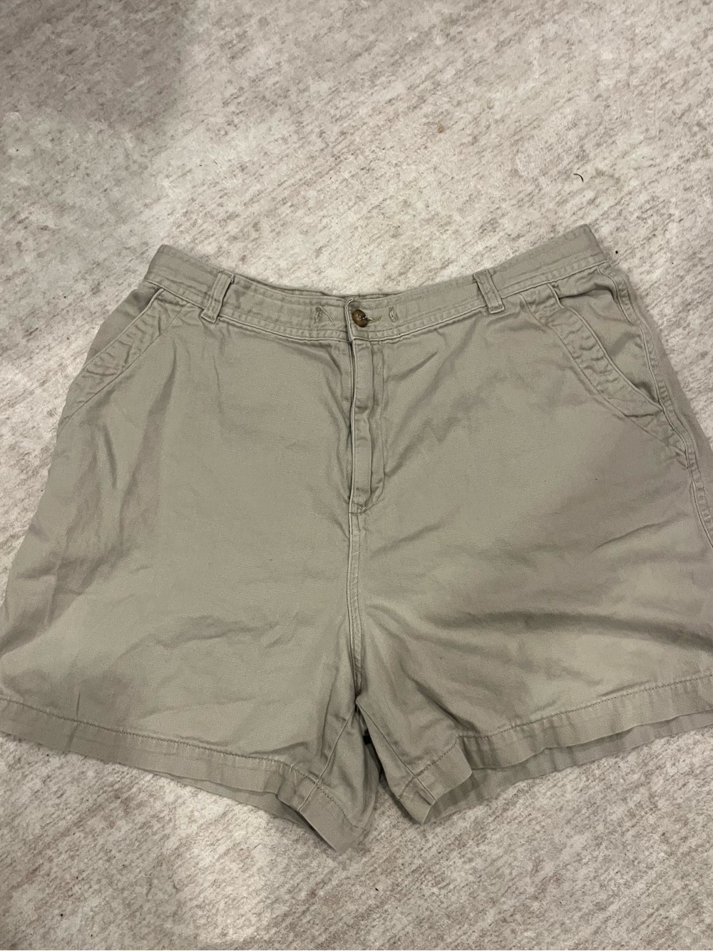 St. John's Bay Light Khaki Cotton Bermuda Shorts